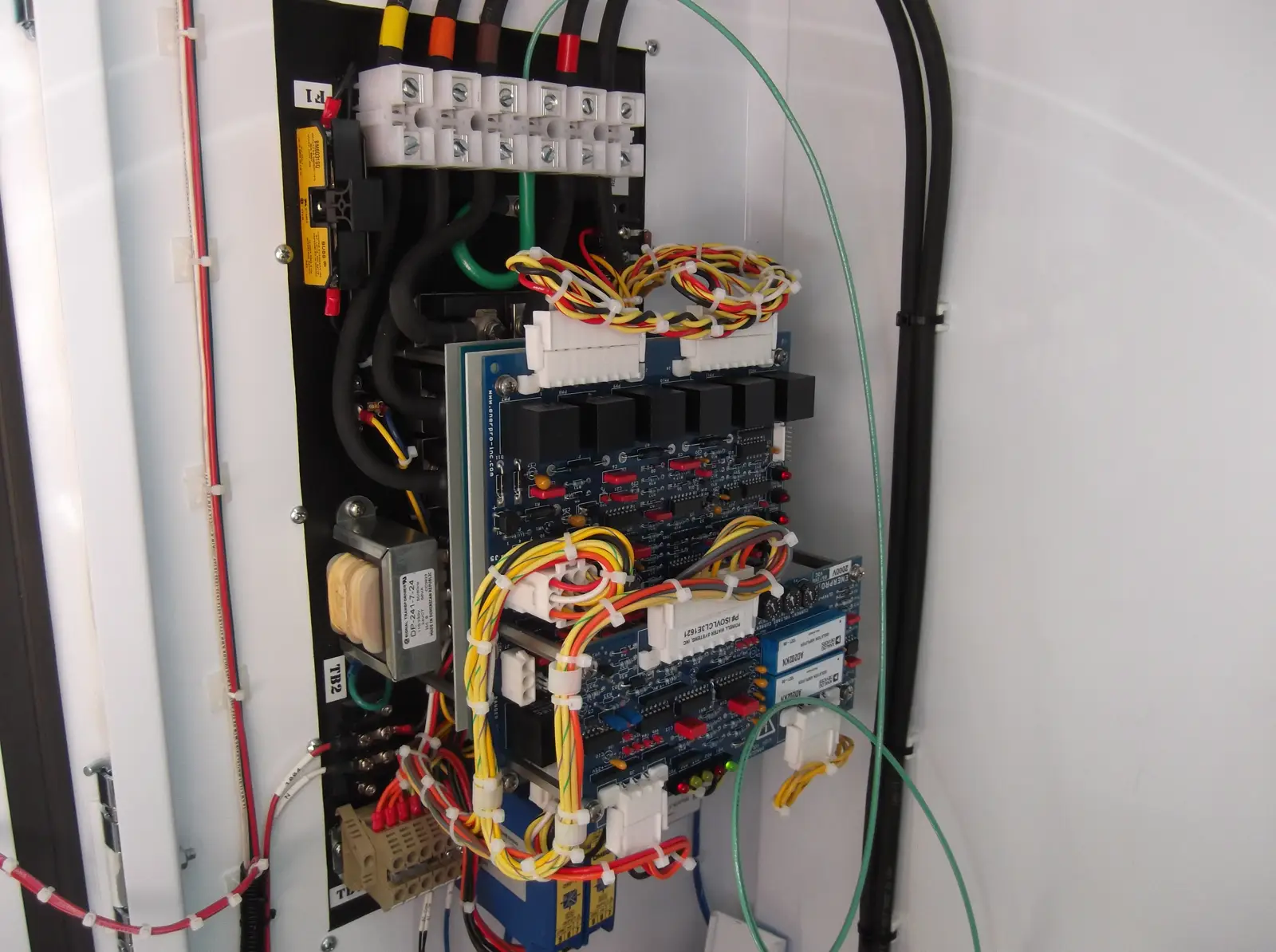 Electrocoagulation control panel and instrumentation